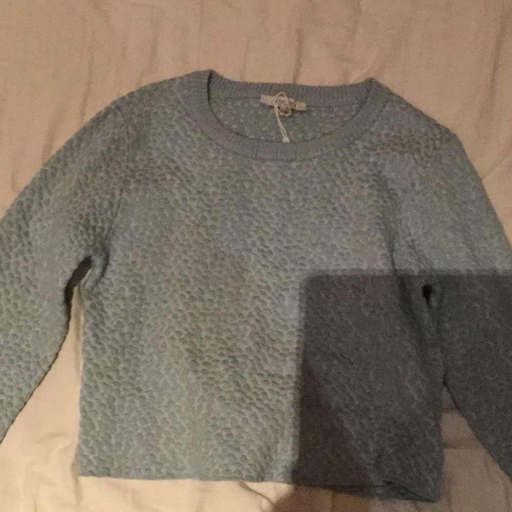 Sea foam green sweater